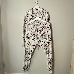 Como Vintage Printed Pajama Set XL